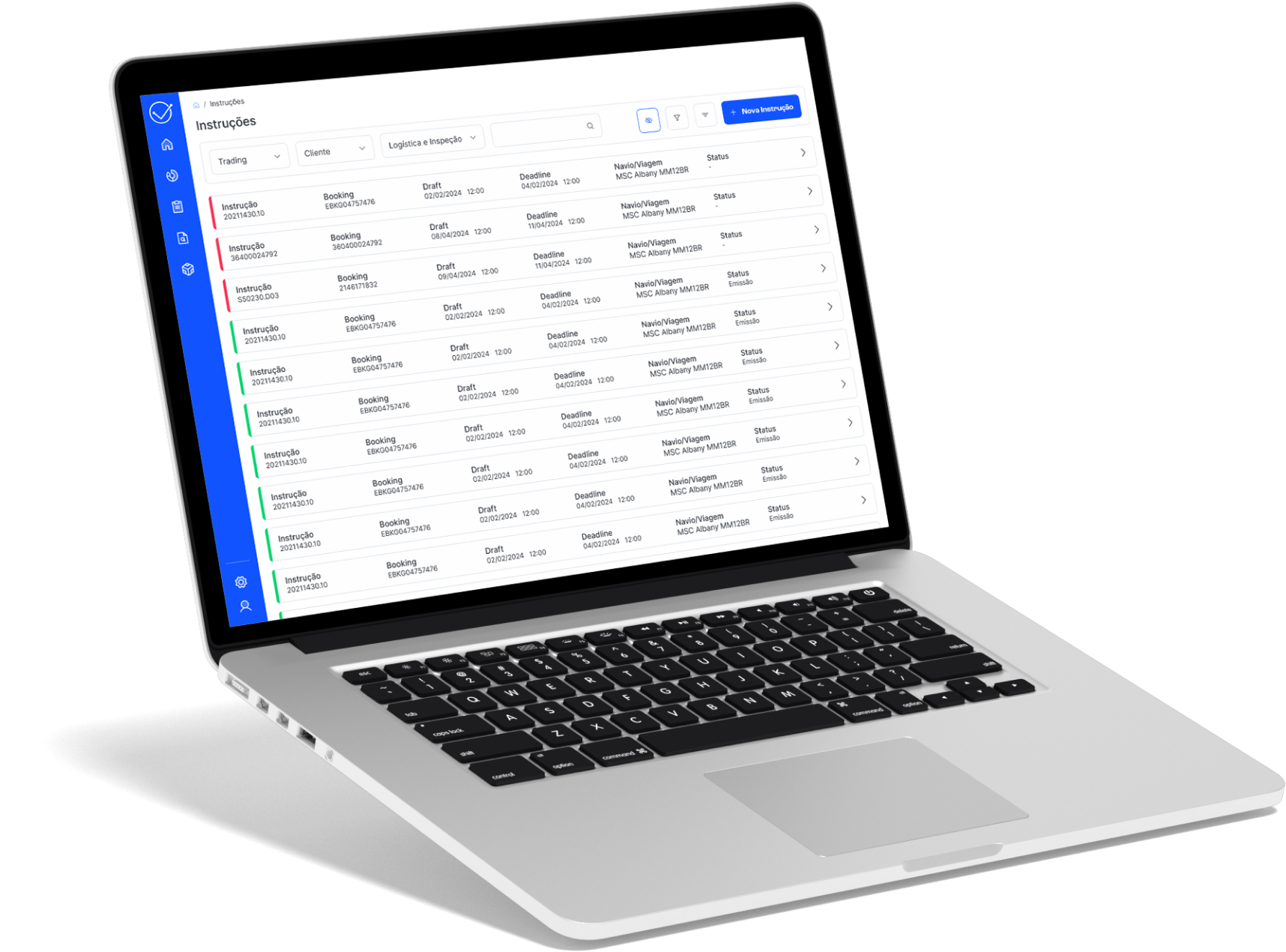 Notebook com o sistema Tracking on Time da GBM